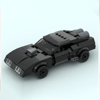 Kūrybos SS Blokai Greičio Čempionas Transporto priemonės Crazy Max Black Raumenų Automobilių Sporto Surinkti Modelį 