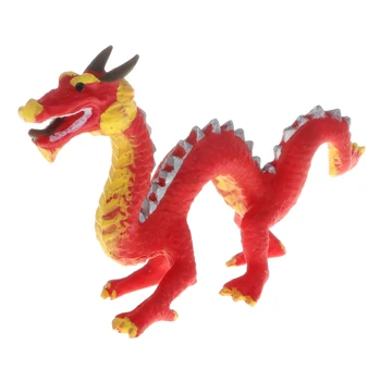 Modeliavimo Laukiniai/ Ūkio Gyvūnų Skaičius Modelio - Red Dragon Modelis Veiksmų Skaičius, Vaikų Mokymosi Pobūdį Playset Žaislai