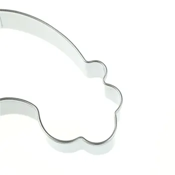 1pc Vaivorykštės Formos Cookie Cutter 3D Nerūdijančio Plieno Minkštas Tortas Dekoravimo Priemonės 