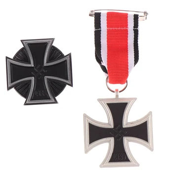 1Pc Vokietija 1939 Geležies Kryžiaus Medalis Ženklelis 2 Klasės Su Kaspinu