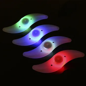 Karšto LED Dviračio Rato Stipinų Lengvojo Vandeniui Dviratį LED Varantys Lempos Gluosnio Formos Įspėjimo Dviračių Šviesos Padangų Dviračių Priedų