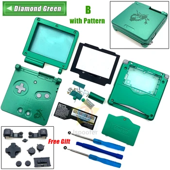 NAUJAS Pilnas Korpusas su Lukštais pakeitimo Nintendo Gameboy Advance SP GBA SP Žaidimų Konsolė Padengti Atveju su Remonto Įrankiai