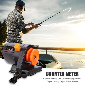 0-999m Žvejybos Linija Counter Nešiojamų Linijos Gylis Finder Spręsti Linijos Gylis Finder Profesionalus Counter Žvejybos Įrankį