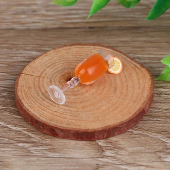 1 1:12 Miniatiūriniai Lėlių Gerti Apelsinų Sulčių Taurė Lėlės Virtuvės Maisto Priedai Simulaiton Žaislai