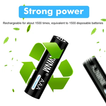 1.2 V Ni-Mh Įkraunamos AAA Baterijos 1100Mah su skystųjų KRISTALŲ Baterija, Įkroviklis 3.7 v, Li-ion 18650 14500 26650 1.2 v NI-Mh AA AAA