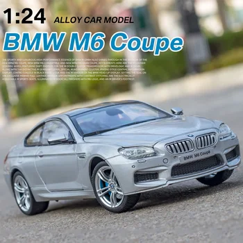 1:24 BMW-M6 Automobilio Modelį Lydinio Automobilių lydinio Modelis Žaislas Automobilis Vaikas Žaislas BirthdayChristmas Dovanos Nemokamas Pristatymas