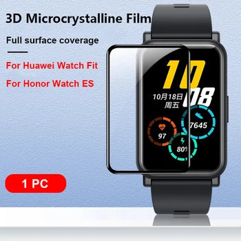 1/3/5VNT 3D Išlenkti Aišku, Minkštas Pluošto Apsaugines Stiklo Huawei Žiūrėti Tilptų Smartwatch viso Ekrano Apsauginės plėvelės, Apima