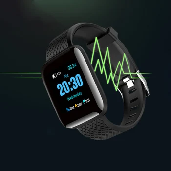 1.3 colių Ekranas Širdies ritmo Monitorius Pedometer Sporto Smart Apyrankės, skirta 