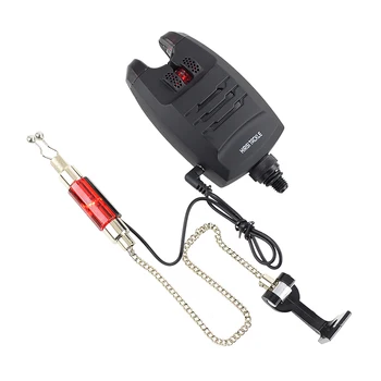 1+4 Belaidžio Karpių Žvejybos Signalizacijos Komplektas su LED Swinger Žvejybos Bite Signalo Indikatorius B1228-B4