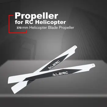 1 Pora 370mm Sraigtasparnio Menčių Propeleris, RC Dalys, stiklai & Anglies Pluošto Pagrindinių Menčių Sraigtai 3D Skrydžio Irklas RC Sraigtasparnis
