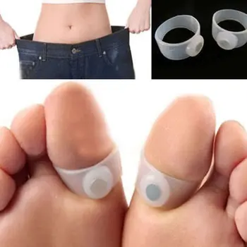 1 Pora Lieknėjimo Silikono Pėdų Masažas Magnetiniai Kojų Žiedas Riebalų, Svorio Netekimas Ir Sveikatos