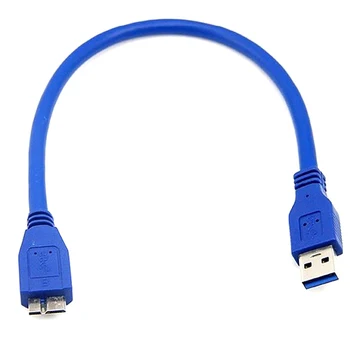 1*USB 3.0 Male Micro USB 3.0 Y Cable For Mobile HDD greitai perdavimo spartą tarp saugojimo prietaisus ir periferinius įrenginius
