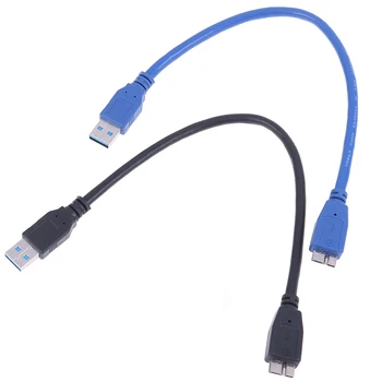 1*USB 3.0 Male Micro USB 3.0 Y Cable For Mobile HDD greitai perdavimo spartą tarp saugojimo prietaisus ir periferinius įrenginius