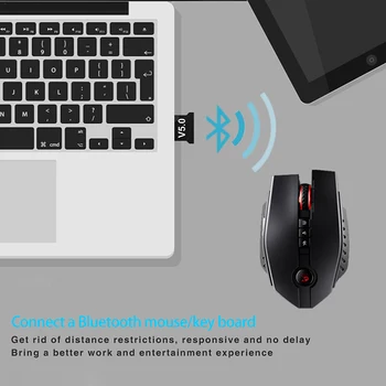 1 vnt. Mini Bevielis USB Bluetooth 5.0 Adapteris Siųstuvas, Muzikos Imtuvas V5.0 Dongle Adapterį, Kompiuterio PC Laptop Tablet