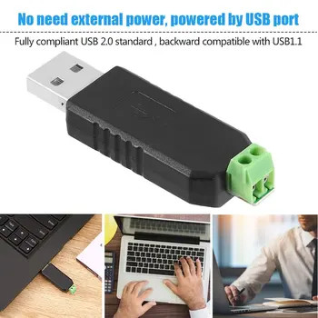 1 vnt Paramos Win7, XP, Vista, Linux, USB į RS-485 USB-485 Keitiklis Adapteris, skirtas 