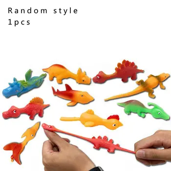 1 Vnt TPR Katapulta Žaislai Timpa Plaukioja Modeliavimas Dinozaurų Formos Išskirtinį Žaislai Mini Gyvūnų Žaislas Spalva Atsitiktinis
