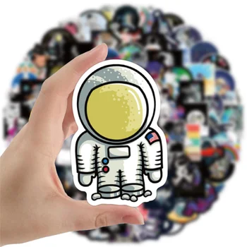 10/30/50PCS Animacinių filmų Astronautas Kosmoso Tyrinėjimo Grafiti Motoroleris Sąsiuvinis Vandeniui Lipdukai Dekoratyviniai Žaislai Didmeninė