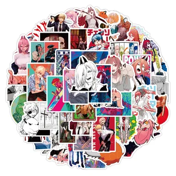 10/50PCS Klasikinis Anime Pjūklą Vyras Animacinių filmų Lipdukai Grafiti Motociklo Kelionės Bagažo Gitara Riedlentė Vandeniui Lipdukas
