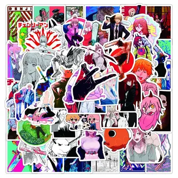 10/50PCS Klasikinis Anime Pjūklą Vyras Animacinių filmų Lipdukai Grafiti Motociklo Kelionės Bagažo Gitara Riedlentė Vandeniui Lipdukas