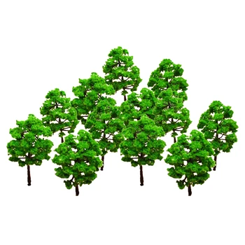 10 Pakuočių Modelis Medžių Sceneray Išdėstymas Diorama 1:100 - 1:150 HO N Masto