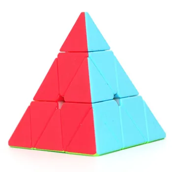 10 Rūšių Qiyi 3x3x3 Piramidės Greitis Magic Cube Professional Magic Cube Galvosūkiai Spalvinga Švietimo Žaislai Vaikams