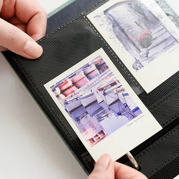 100 Kišenės, 3 Colių Mini Nuotraukų Albumas Gerbiami Metu nuotraukų Rėmelis Naudoti Polaroid nuotraukų Albumą Fuji Instax Mini 9/8/70 / 7s / 50s