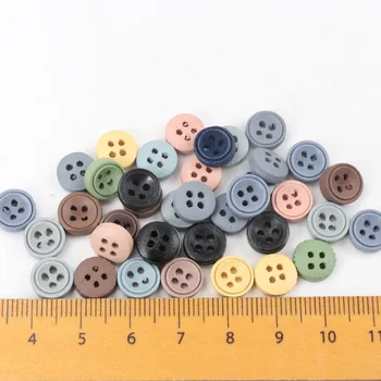 100VNT 9mm Turas Dervos Mini Tiny Mygtukai, Siuvimo Priemonės, Dekoratyvinis Mygtuką Scrapbooking Drabužis 