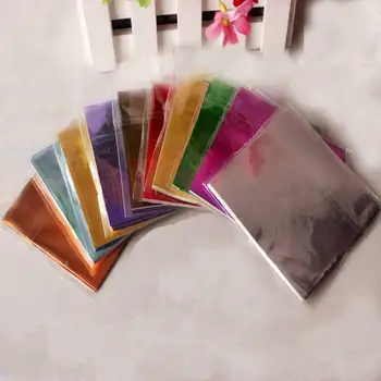 100vnt Įvairių spalvų Aliuminio Folija, Saldainiai Popieriaus Šokolado Saldainiai vyniojamąjį popierių Paketas