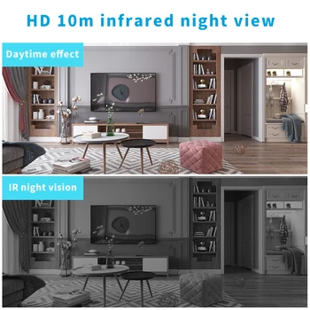 1080P HD Wi-fi, Kamera, Patalpų Robotas Priežiūros IP Kamera Smart Home Video Wireless CCTV Saugumo Kameros Kūdikio stebėjimo Ycc365 Plius