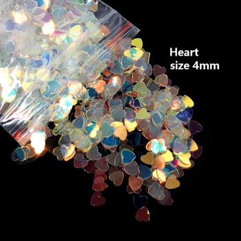 10g Holografinis Glitters Sumaišyti Star Mėnulis Širdies Blizgančiais Dervos, Silikono Formos Įdarai Dribsnių UV Epoksidinės Dervos Papuošalai Priėmimo 