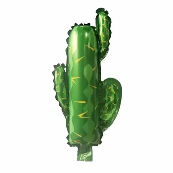 10vnt Mini Žalia Simbolį Formos Meksikos Kaktusas Folija Balionas Lauko Festivalis Botanikos Sodo Reklamos Apdaila Oro Globos