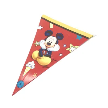 10vnt Popieriaus Šaligatvio Disney Raudona Mickey Temą 2,5 m Baneriai Vaikams Gimtadienio Apdailos Prekių Kalėdų Vestuvių Baneriai Tiekimo