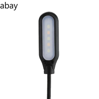 110lm 3 Režimai Knygos Šviesa USB Įkrovimo Lankstus 1W 5 LED Įrašą Skaitymo Nakties Šviesos Ryškumą Stalo Lempa Stalo Naktiniai Žibintai