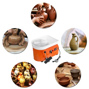 110V-220V 600W Elektros Keramikos Ratų Formavimo Mašinos, Keramikos Formavimo Įrankis, su Pedalų Kontrolės Keramikos Varantys Keramikos Darbų