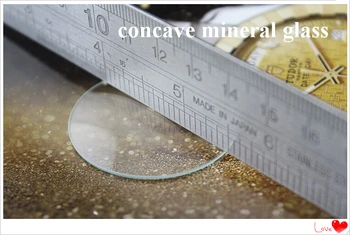 118PCs 1,0 mm Storio Žiūrėti Kristalų kupolo formos Ir Apvalus Mineralinio Stiklo Kristalas nuo 16mm iki 45mm