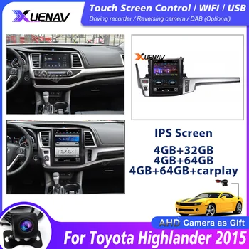 12.1 colių Automobilių Autoradio GPS Navigacijos, Multimedijos DVD grotuvas, Toyota Highlander M. 