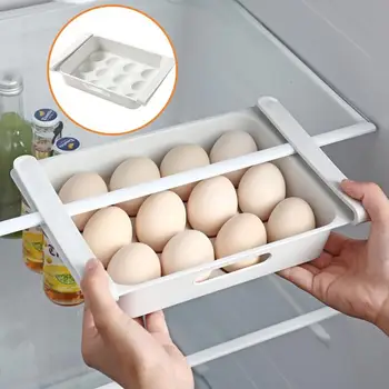 12 Tinklelis, Šaldytuvas Kiaušinių Laikymo Lentynos Laikiklis Kiaušinių Dėklas Atveju Konteineris Namų Augalinio Maisto-Vaisių Saugojimo Dėžutė Organizatorius