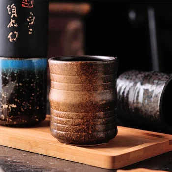 120/200ml Keramikos Teacup Vandens Puodelį Keramikos Ranka-dažytos Kungfu Teacup Virtuvė Drinkware 2020 M. Nauja Japonų Stiliaus Keramikos Teacup
