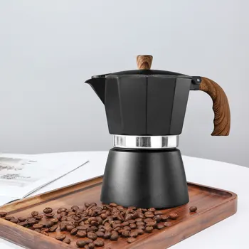 150/300ML Praktinių Aliuminio Kavos virimo aparatas Moka kavinukas Espresso Sietelis Puodą Tinka Elektros Viryklės, dujinės Viryklės