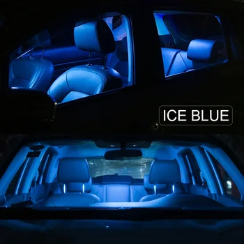 16pcs Canbus Balta Automobilio salono LED Šviesos Žemėlapis Dome Skaitymo Stogo Lempučių Rinkinys, Skirtas 