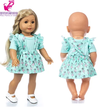 17inch Baby Doll marškinėliai, džinsai trumpas kelnes 18 colių amerikos og mergina lėlės drabužiai, žaislai, nešioja dovana