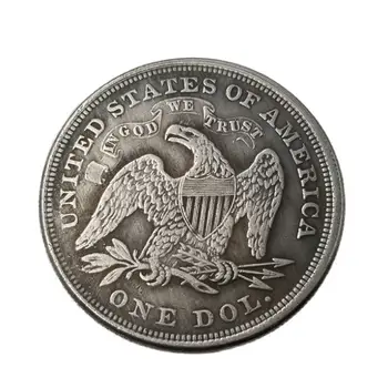 1871 Progines Monetas, Amerikos Valstijose Dievą Mes Galime Pasitikėti 1 Doleris Kolekcijos Moneta Namų Puošybai, Amatai, Suvenyrai, Papuošalai, Dovanos