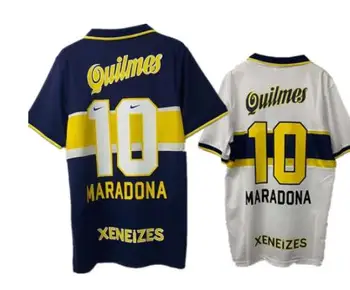 1997-98 metais Retro Classic Futbolo Vienodas MARADONA #10 Aukštos Kokybės Individualų Jersey