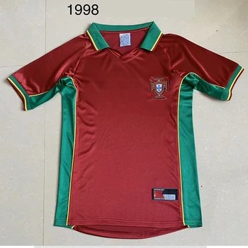 1998 m atvartas Portugalijos Vyrų marškinėliai Retro jersey