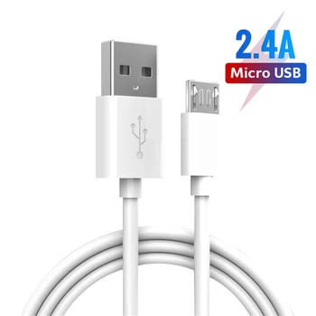 1M 2M Micro USB Kabelis 1m Android Įkrovimo Kabelį, Laidą 