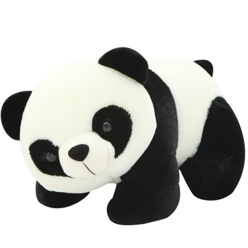 1PC 9-16cm Mielas Mielas Super iškamša Minkštas Panda Pliušinis Žaislas Gimtadienio, Kalėdų Kūdikių Dovanos Metu Įdaryti Žaislai Vaikams