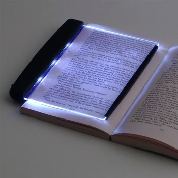 1PC Kūrybos LED Knygą Šviesos Svarstymą Naktį Šviesos, Plokštieji Nešiojamų Automobiliu Skydelio Stalo Lempos Namų Patalpų Miegamasis Bendrabutyje