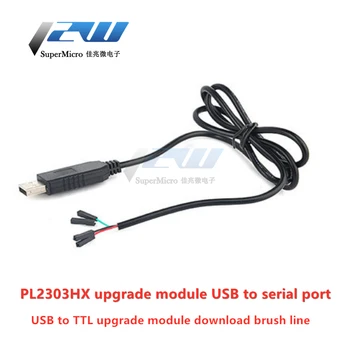 1pc PL2303 PL2303HX USB UART Kabelis TTL modulis 4p 4 polių RS232 konverteris