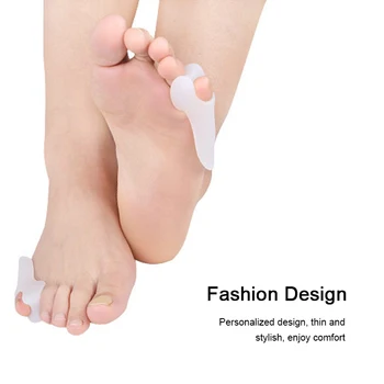 1PC tiesinimo priemonė Tarpiklius Silicagel Kojų Atrama Nykščio Valgus Guz Metalinės Kojos Pirštų Raštas Žmonėms, Pėdų Priežiūros Reikmenys