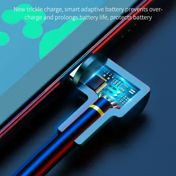 1PC Tipas-C Įkroviklio Kabelį 5A Super Greito Įkrovimo Ir Duomenų Perdavimo Kabelis Nešiojamų Grįžtamasis 5A USB-C Kabelio Greito Įkrovimo Kabeliai